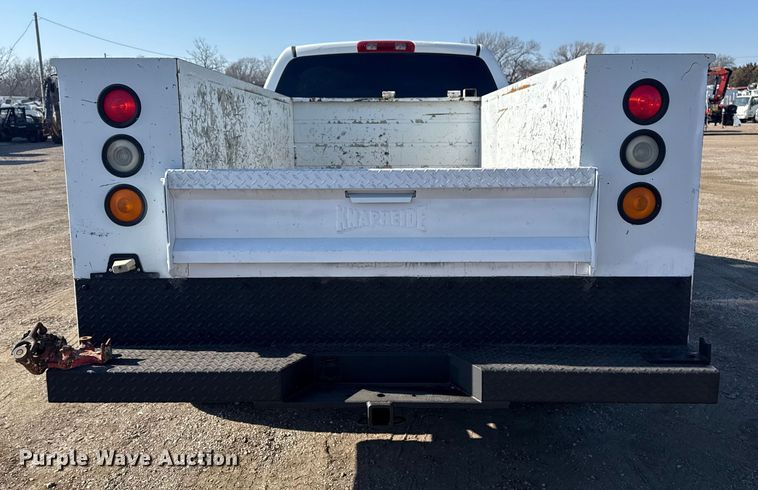 image for item EG1942 2005 Dodge Ram 3500 Crew Cab utility bed pickup truck