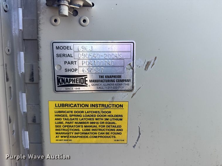 image for item EG1942 2005 Dodge Ram 3500 Crew Cab utility bed pickup truck