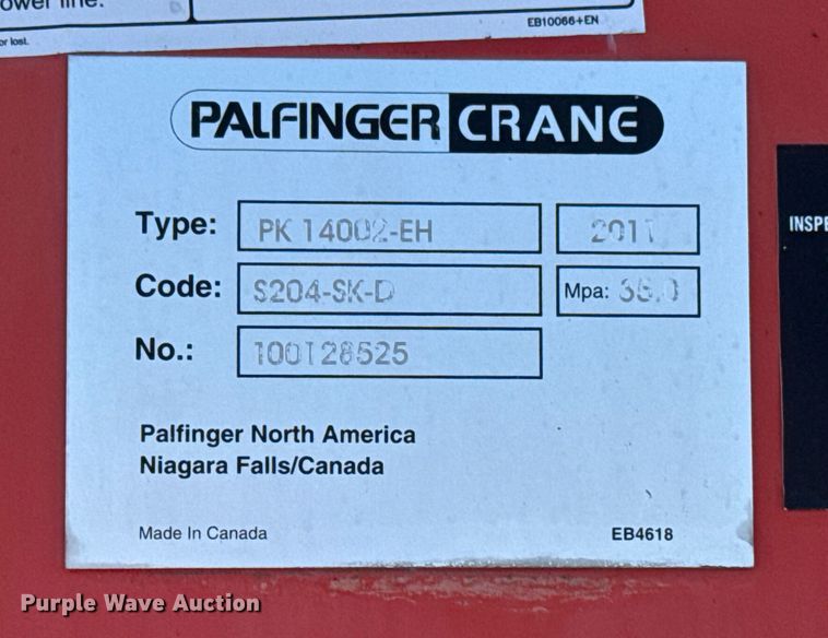 image for item EG1949 2012 Freightliner Business Class M2 crane truck