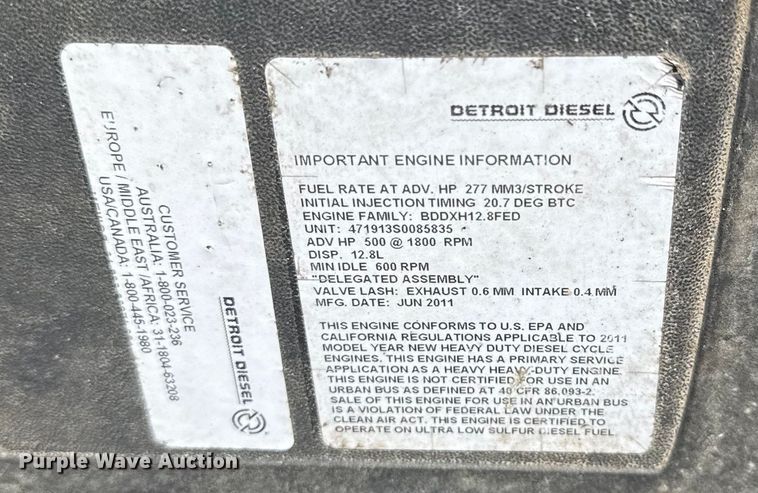 image for item EG1949 2012 Freightliner Business Class M2 crane truck