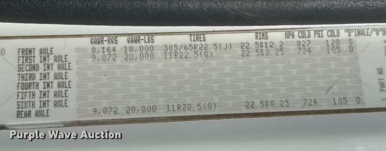 image for item EG1949 2012 Freightliner Business Class M2 crane truck