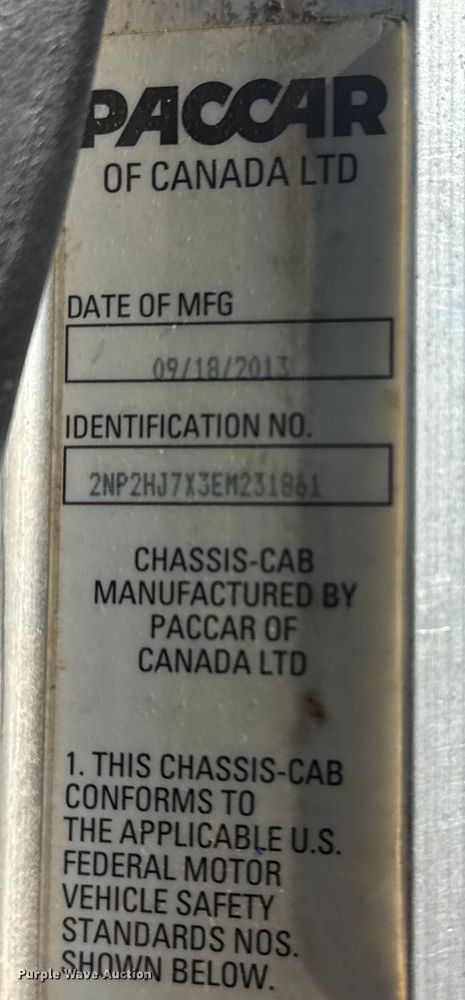 image for item EG1950 2014 Peterbilt 337 tank truck