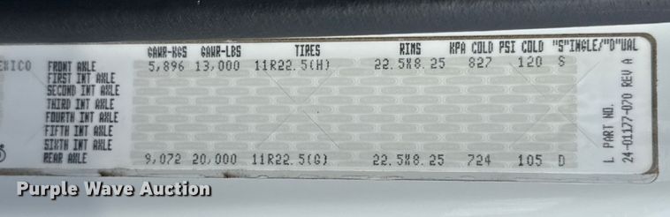 image for item EG1951 2015 Freightliner Business Class M2 utility / service truck