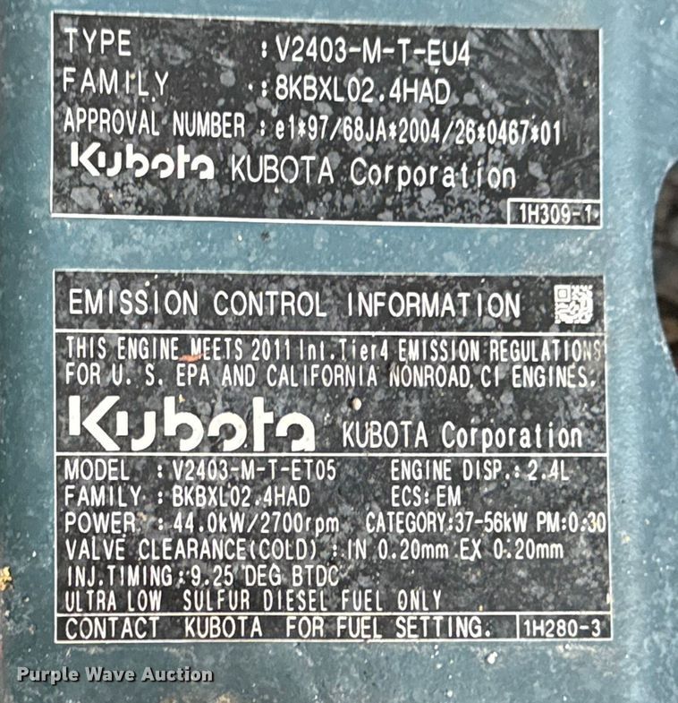 image for item EG1955 2011 Moffett M55.4 forklift