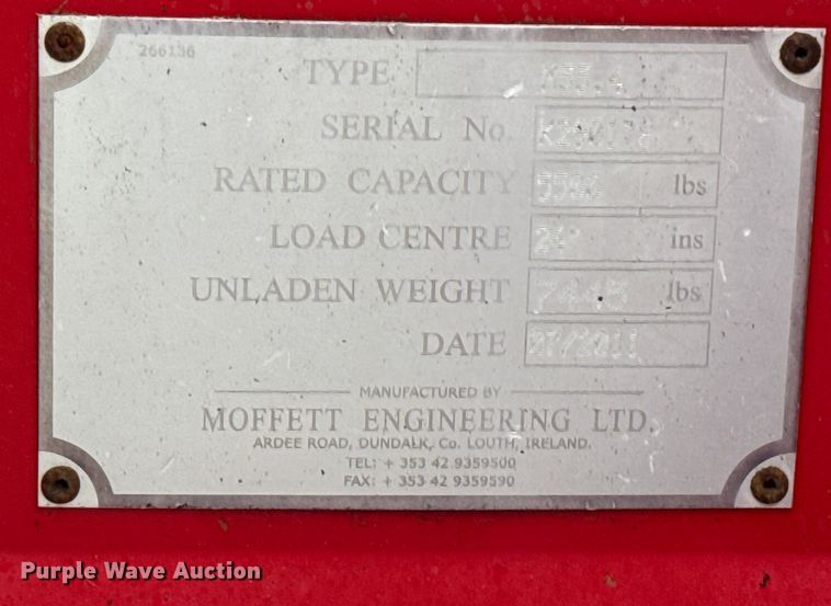 image for item EG1955 2011 Moffett M55.4 forklift