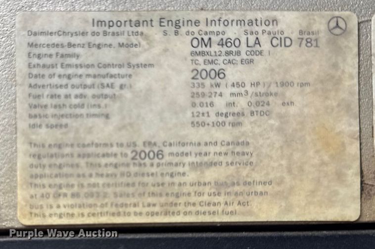 image for item EG1958 2007 Freightliner Business Class M2 grapple truck