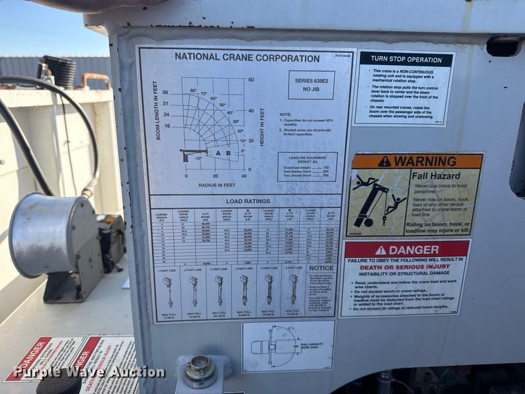 image for item EG1962 2012 Freightliner 114SD crane truck