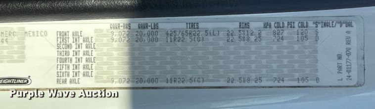 image for item EG1962 2012 Freightliner 114SD crane truck