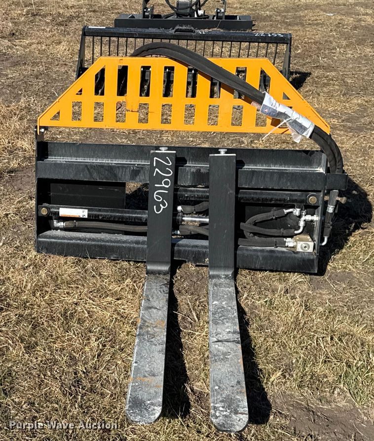 image for item EN0217 2025 Wolverine skid steer forks