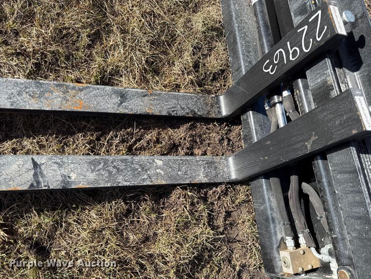 image for item EN0217 2025 Wolverine skid steer forks