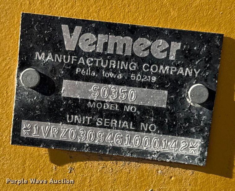 image for item EN0867 2006 Vermeer RT350 trencher