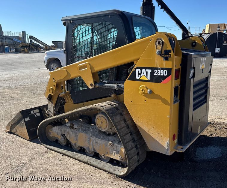 image for item EN0871 2017 Caterpillar 239D tracked skid steer loader