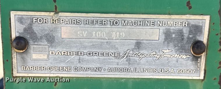 image for item EN0872 Barber-Greene BG240B screed