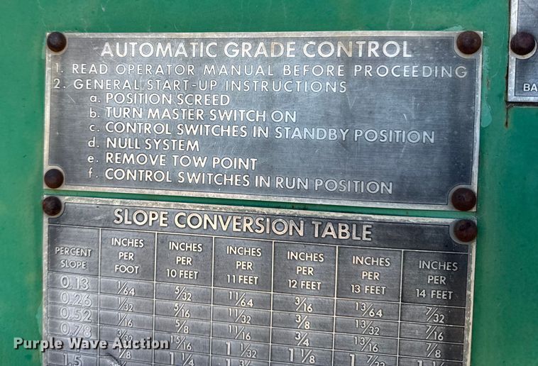 image for item EN0872 Barber-Greene BG240B screed