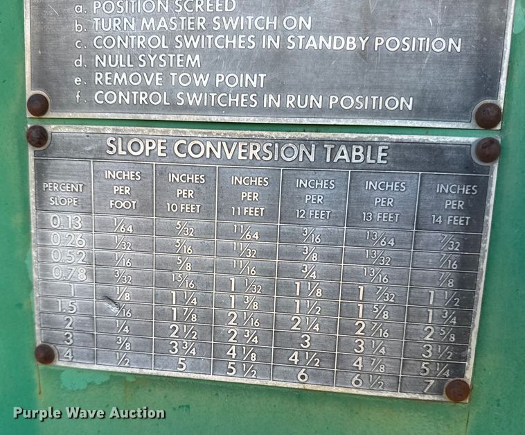 image for item EN0872 Barber-Greene BG240B screed