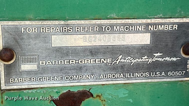 image for item EN0872 Barber-Greene BG240B screed