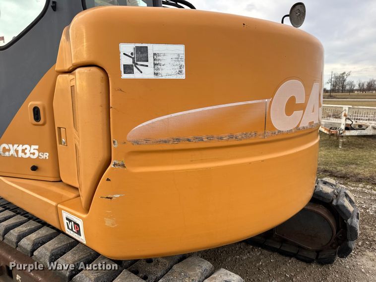 image for item EN0874 2007 Case CX135SR excavator