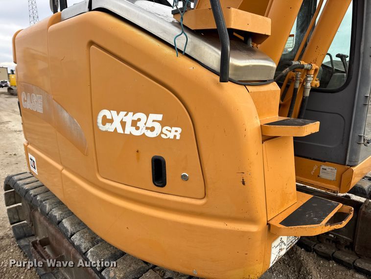 image for item EN0874 2007 Case CX135SR excavator