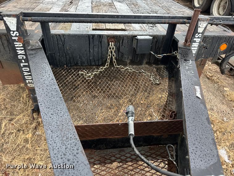 image for item EO0906 2008 Load Max tilt deck equipment trailer