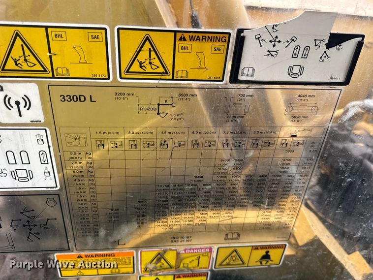 image for item ER0379 2008 Caterpillar 330D excavator