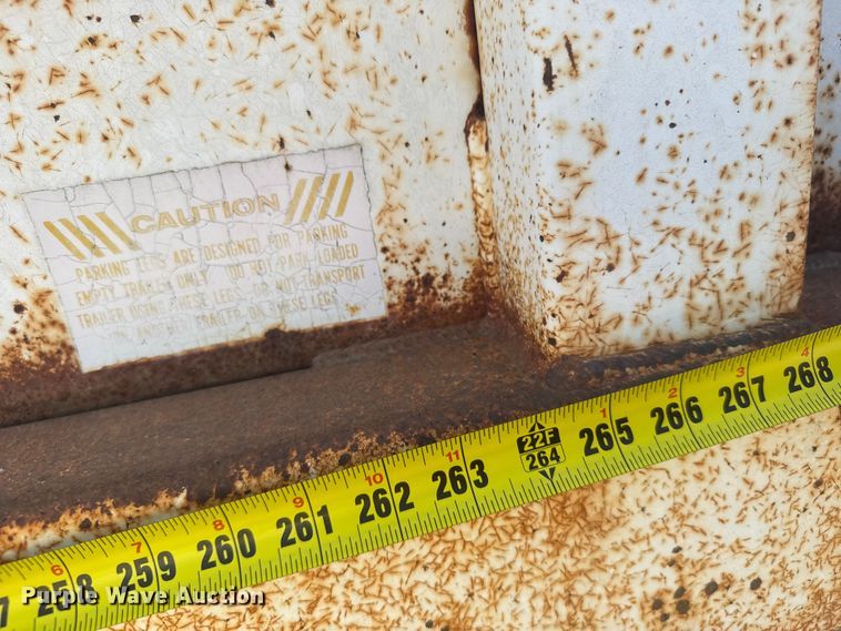 image for item ER2384 1988 Ranch manufacturing bottom dump trailer