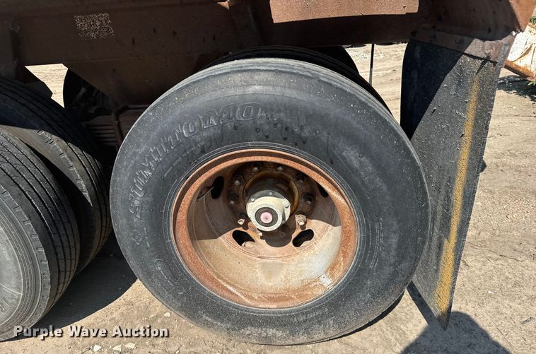image for item ER2384 1988 Ranch manufacturing bottom dump trailer
