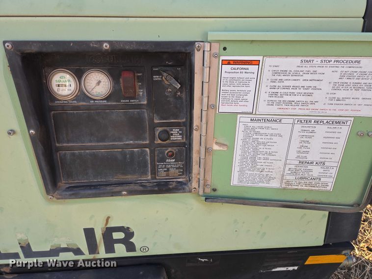 image for item ES2751 Sullair 185DPQJD air compressor