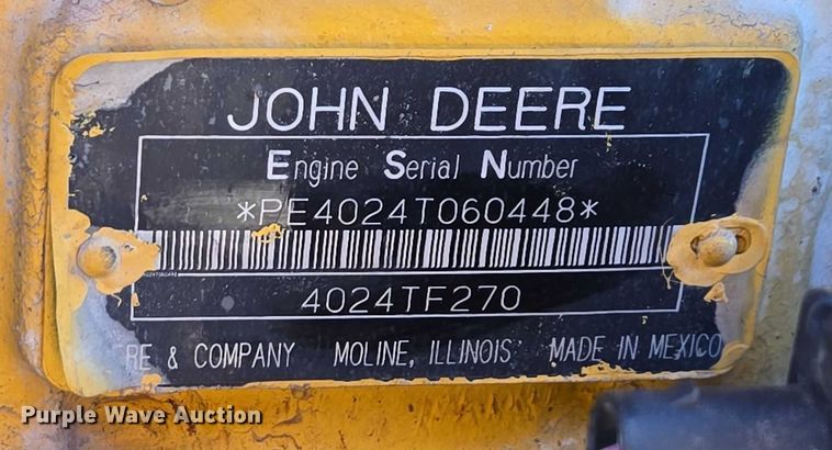 image for item ES2752 John Deere 4024TF270 engine