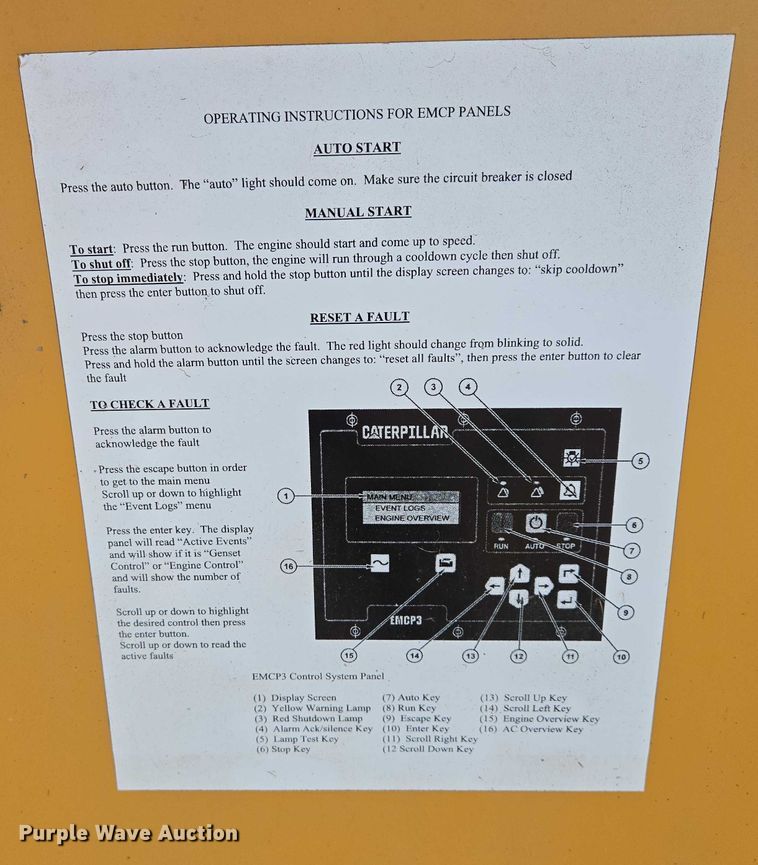 image for item ES2753 2006 Olympian G50F3 generator
