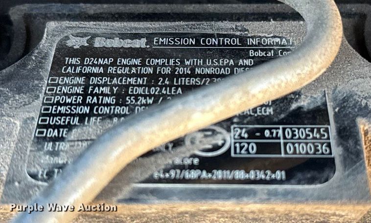 image for item ES5697 2014 Bobcat S650 skid steer loader