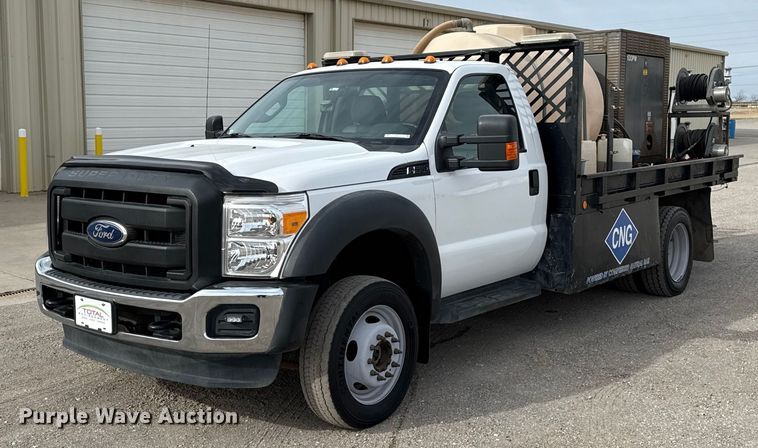 image for item ES5711 2011 Ford F550 Super Duty XL flatbed truck
