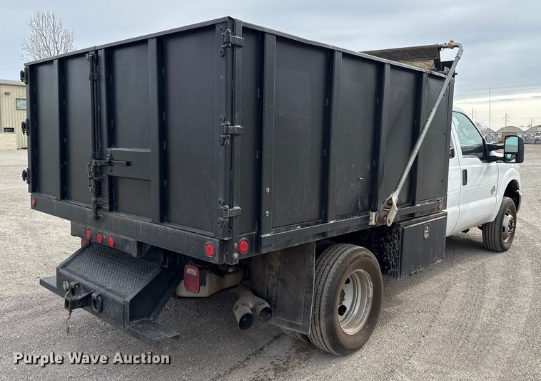 image for item ES5713 2012 Ford F350 Super Duty XL dump bed pickup truck
