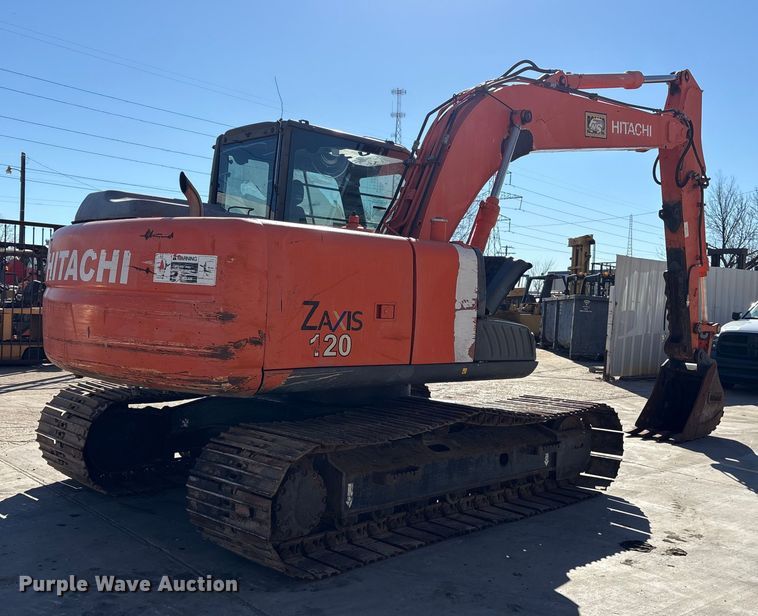 image for item ES8510 2012 Hitachi Zaxis 120-3 excavator