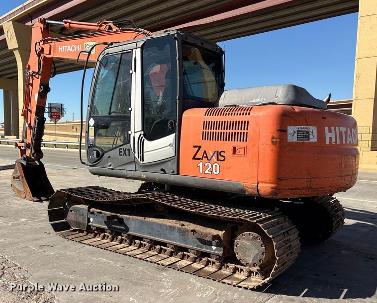 image for item ES8510 2012 Hitachi Zaxis 120-3 excavator