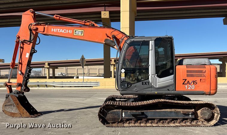 image for item ES8510 2012 Hitachi Zaxis 120-3 excavator