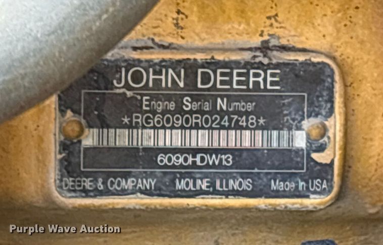 image for item ES8511 2012 John Deere 644K wheel loader