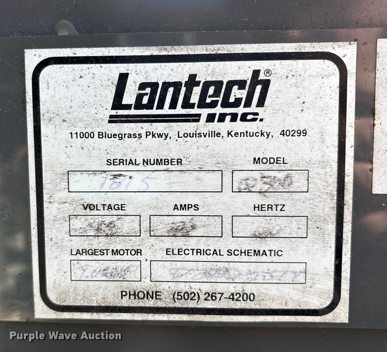 image for item ES8513 Lantech Q300 pallet wrap machine