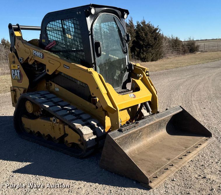 image for item ET4138 2022 Caterpillar 259D3 tracked skid steer loader