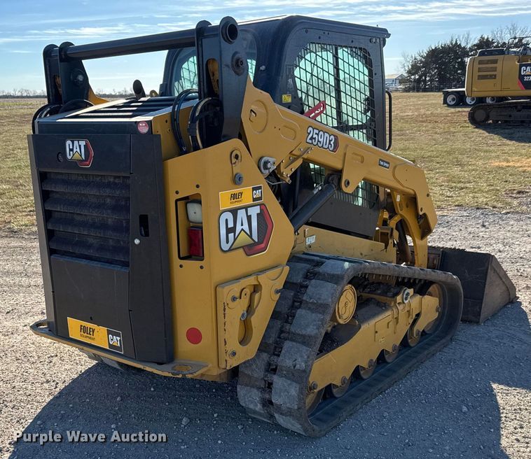 image for item ET4138 2022 Caterpillar 259D3 tracked skid steer loader