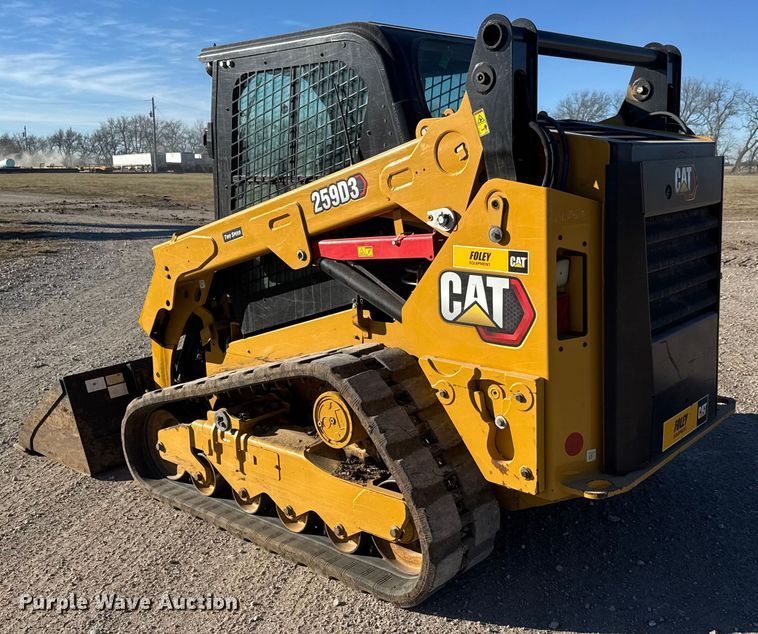 image for item ET4138 2022 Caterpillar 259D3 tracked skid steer loader