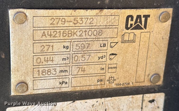 image for item ET4138 2022 Caterpillar 259D3 tracked skid steer loader