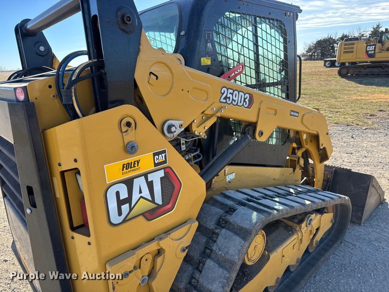 image for item ET4138 2022 Caterpillar 259D3 tracked skid steer loader