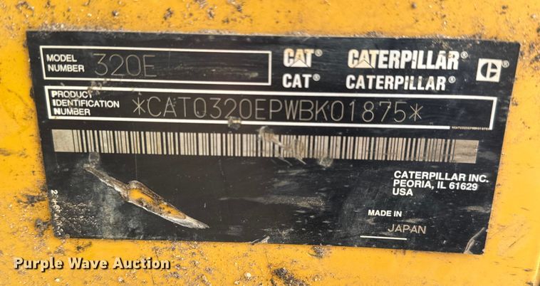 image for item ET4159 2013 Caterpillar 320E L excavator