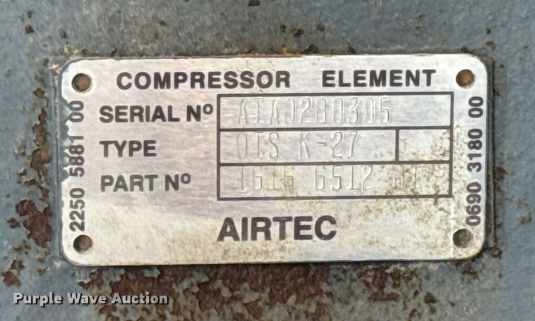 image for item ET4161 2000 Atlas Copco XAS 96 (JD) air compressor