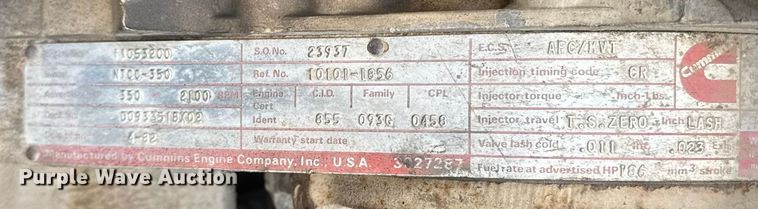 image for item ET4360 1982 Autocar Construcktor 2 roll-off container truck