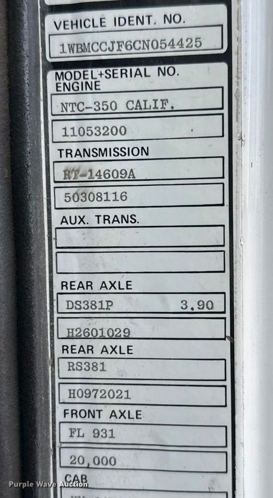 image for item ET4360 1982 Autocar Construcktor 2 roll-off container truck