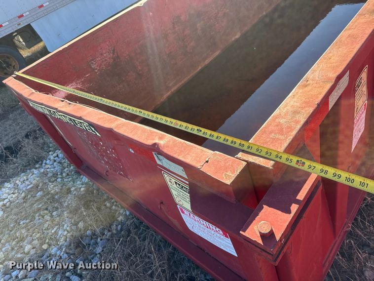 image for item ET4362 Roll-off dumpster