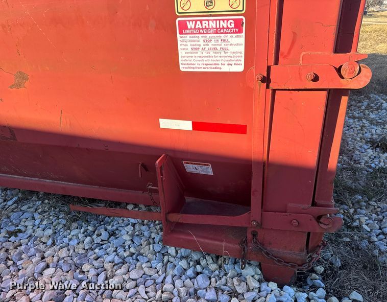 image for item ET4363 Roll-off dumpster