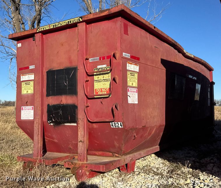 image for item ET4364 Roll Offs Roll-off dumpster