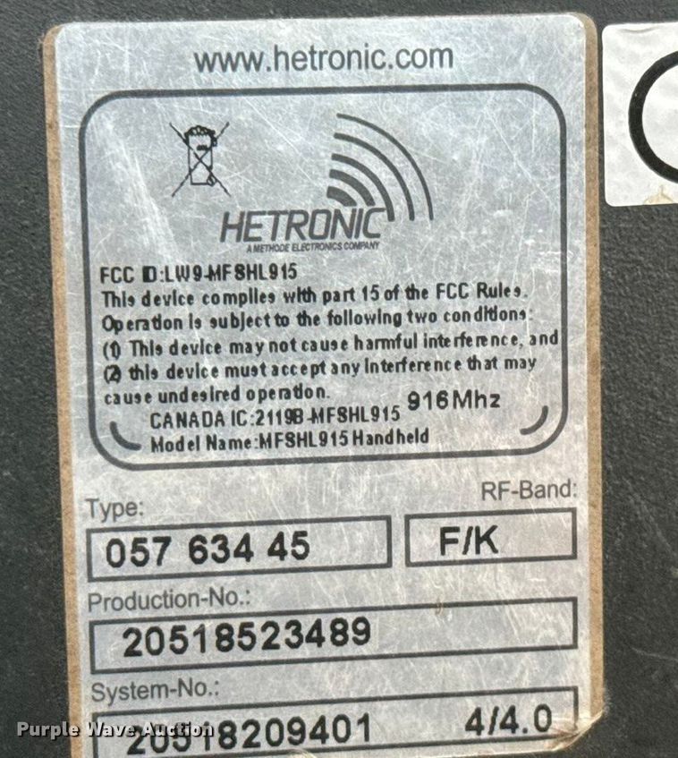 image for item ET4386 2011 Bomag BMP 8500 trench compactor